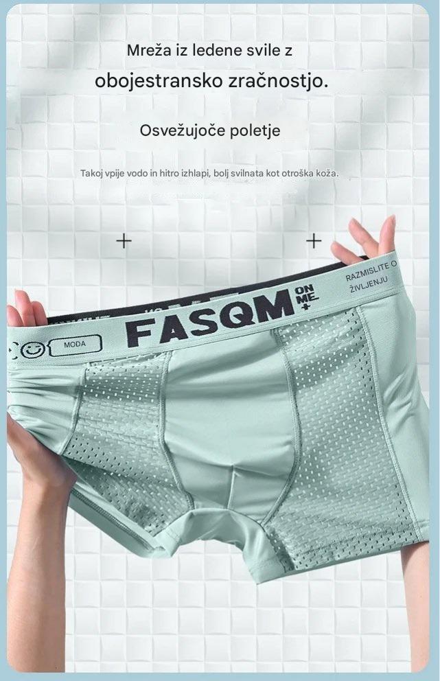 🎉 Kupiš 3, dobiš 3 GRATIS! 🧊 Moške zračne spodnjice iz ledene svile – lahkotne kot zrak, raztegljive brez tiščanja, 🔥 poletna prodajna uspešnica št. 1!