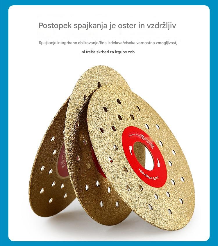 🔥【50% POPUST ZA OMEJEN ČAS】🔥Rezilo za rezanje keramičnih ploščic za porcelan – za rezanje in brušenje robov v enem, brez odkruškov (paket 3 kosov)
