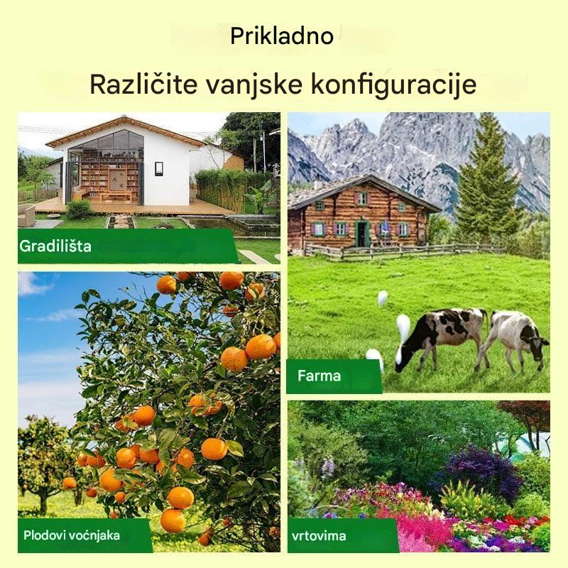 【🔥Kupite 1, dobivate 1 gratis】🔥Solarni ultrazvučni repelent za životinje za vanjsku upotrebu – repelent za ptice s crvenim i plavim LED svjetlima i infracrvenim bljeskom
