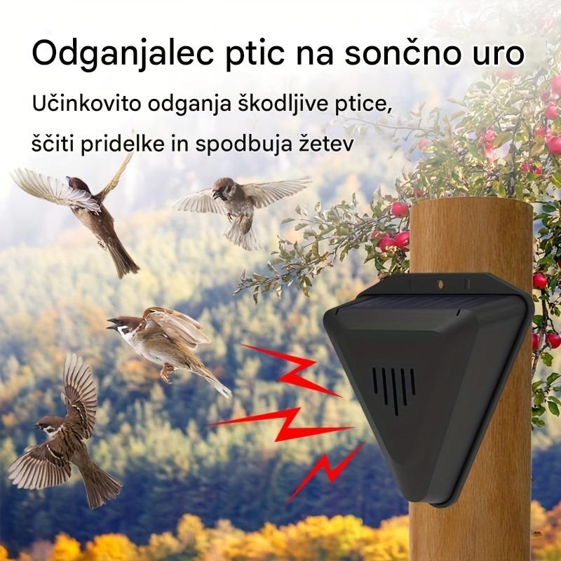🔥【Kupite 1, dobite 1 brezplačno】📣Orchard Fish Pond Rice Paddy Sončna energija Zvočna in svetlobna naprava za alarm za ptice