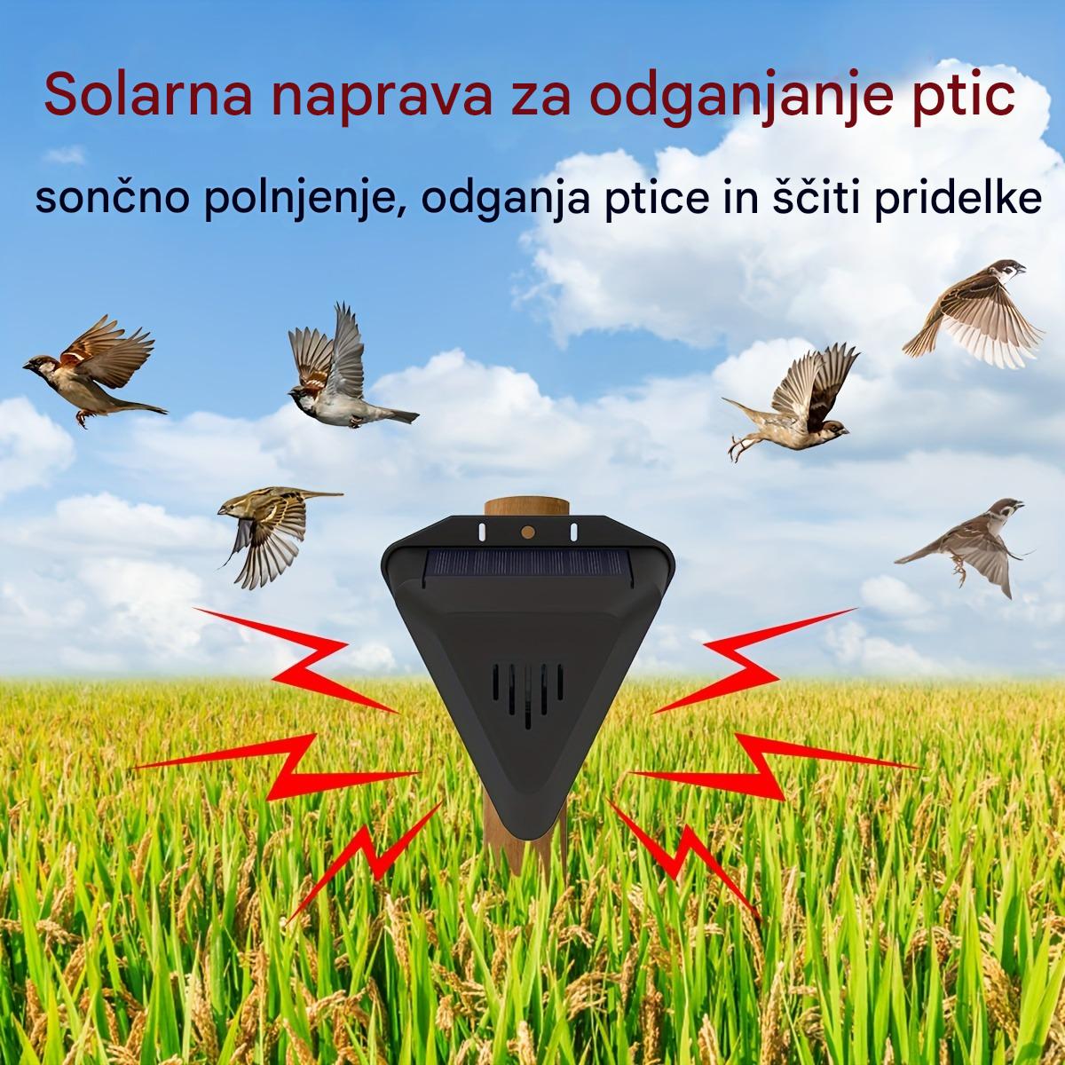 🔥【Kupite 1, dobite 1 brezplačno】📣Orchard Fish Pond Rice Paddy Sončna energija Zvočna in svetlobna naprava za alarm za ptice