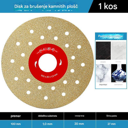 🔥【50% POPUST ZA OMEJEN ČAS】🔥Rezilo za rezanje keramičnih ploščic za porcelan – za rezanje in brušenje robov v enem, brez odkruškov (paket 3 kosov)