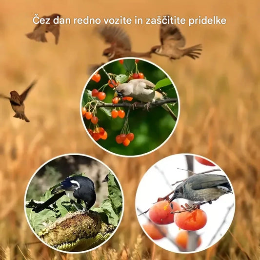 🔥【Kupite 1, dobite 1 brezplačno】📣Orchard Fish Pond Rice Paddy Sončna energija Zvočna in svetlobna naprava za alarm za ptice